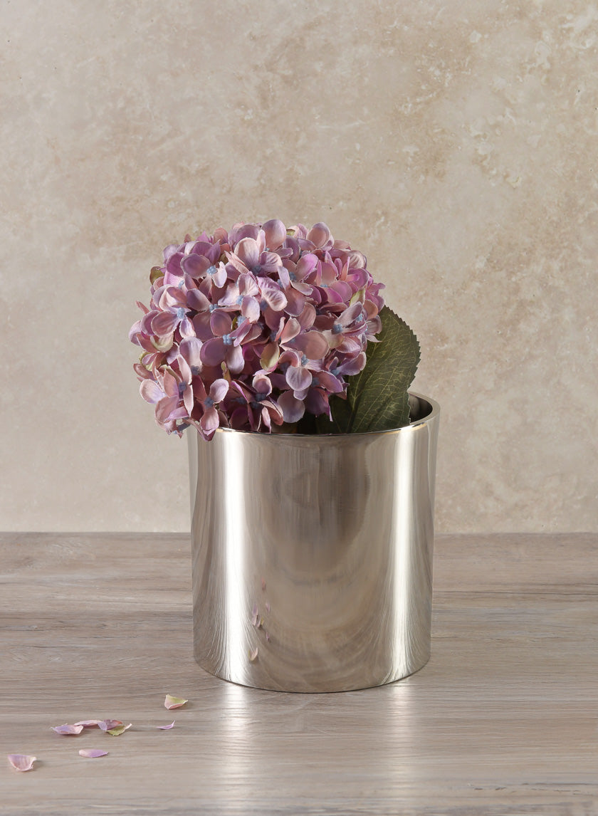 Nickel Plated Aluminum Cylinder Decor Jamali-garden