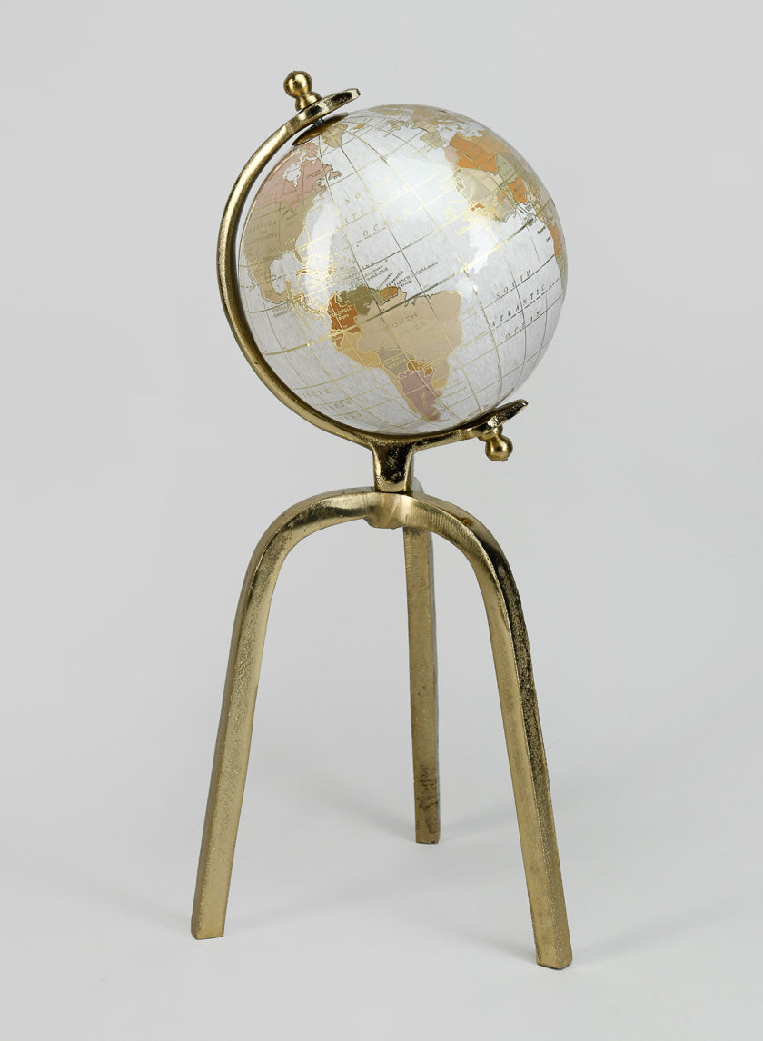 6in Globe With Stand Decor Jamali-garden