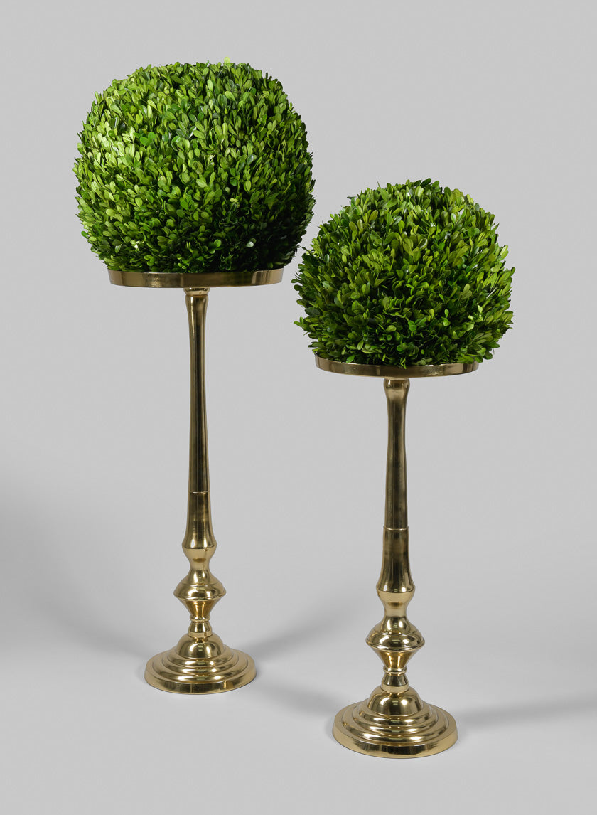 24in Tall Chateau Gold Pedestal Holder Decor Jamali-garden