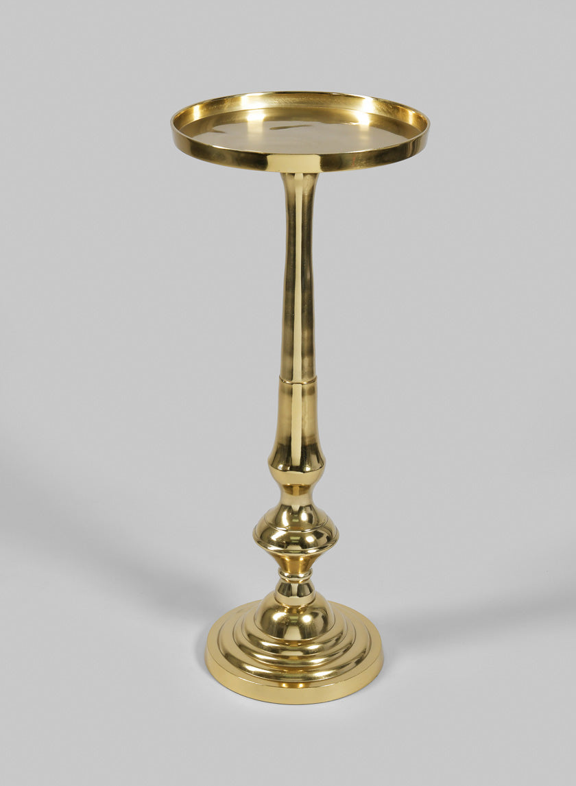 24in Tall Chateau Gold Pedestal Holder Decor Jamali-garden