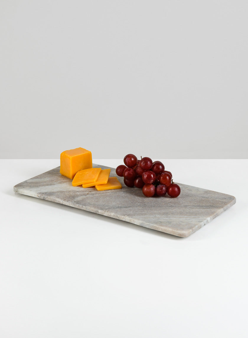 11.5in Long Handcrafted White Marble Tray Decor Jamali-garden