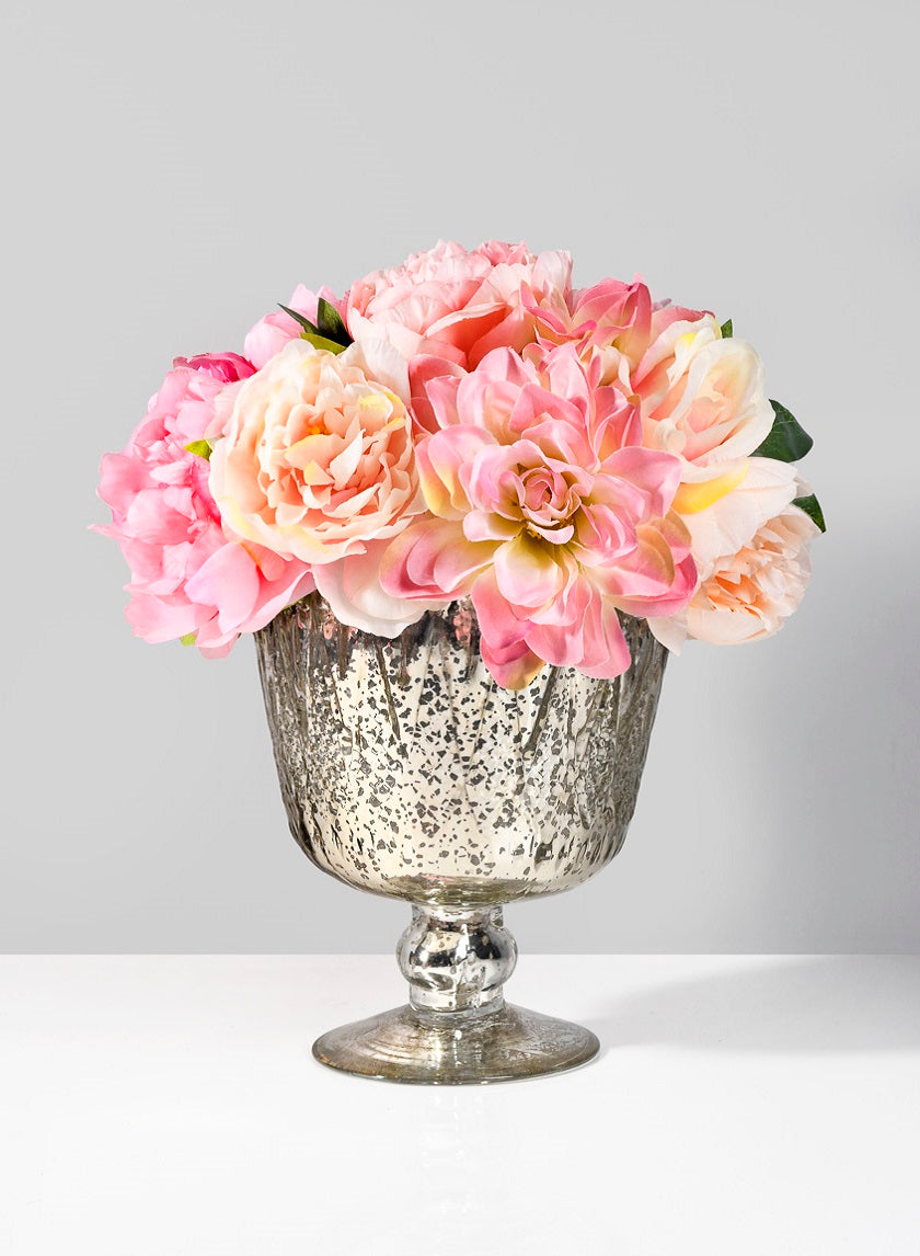 11in Long Peony, Dahlia, &amp; Rose Bouquet Decor Jamali-garden