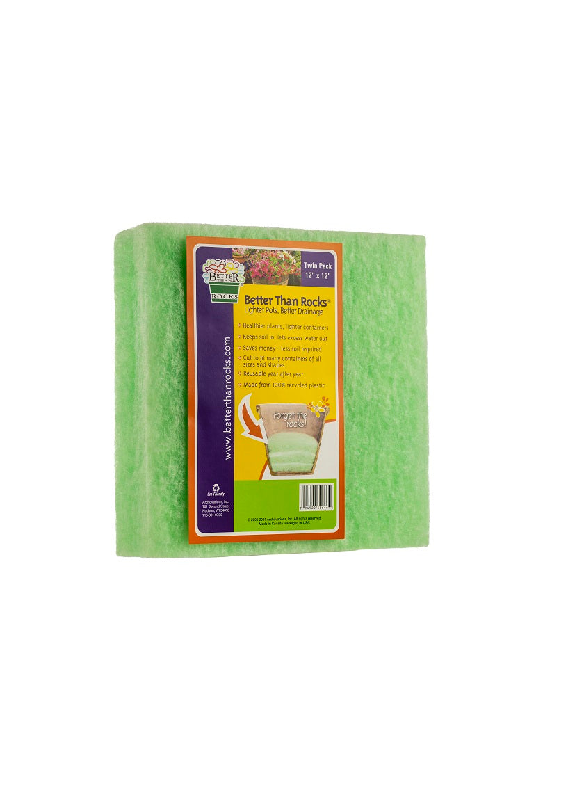 Better Than Rocks 12 x 12in Drainage Mat Decor Jamali-garden