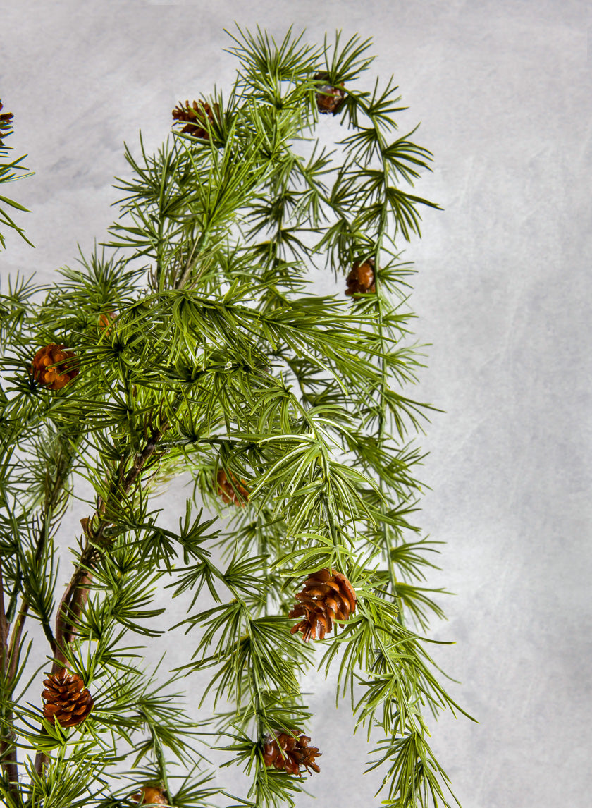 47in Long Single Pinecone Stem Decor Jamali-garden