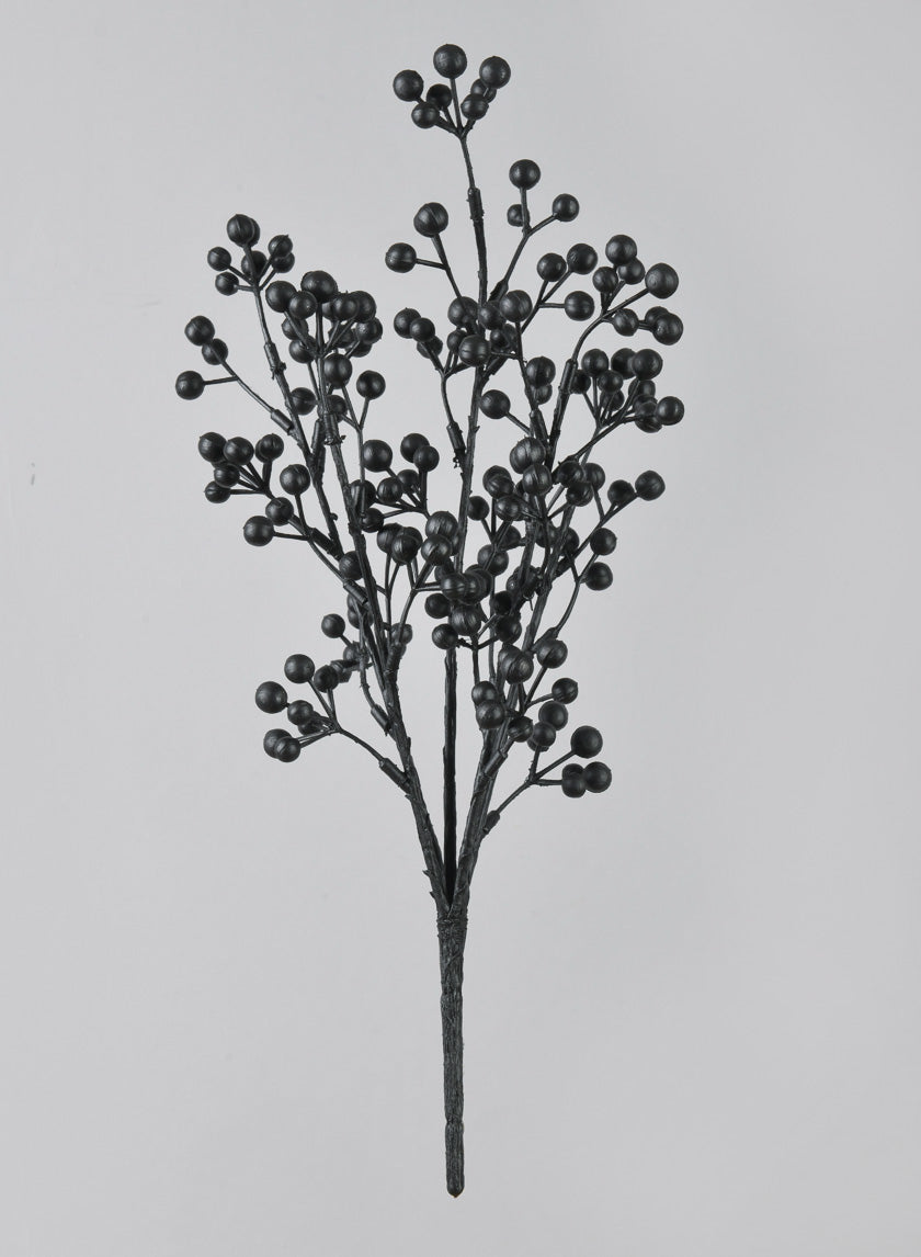 14in Long Black Holly Fruit Bush, Case of 12 Decor Jamali-garden