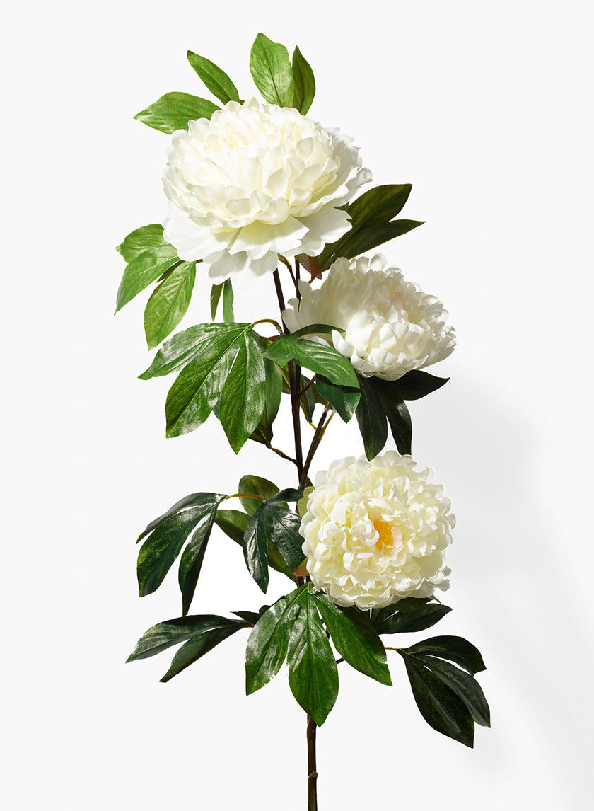 43in Long Peach Peony Spray Decor Jamali-garden