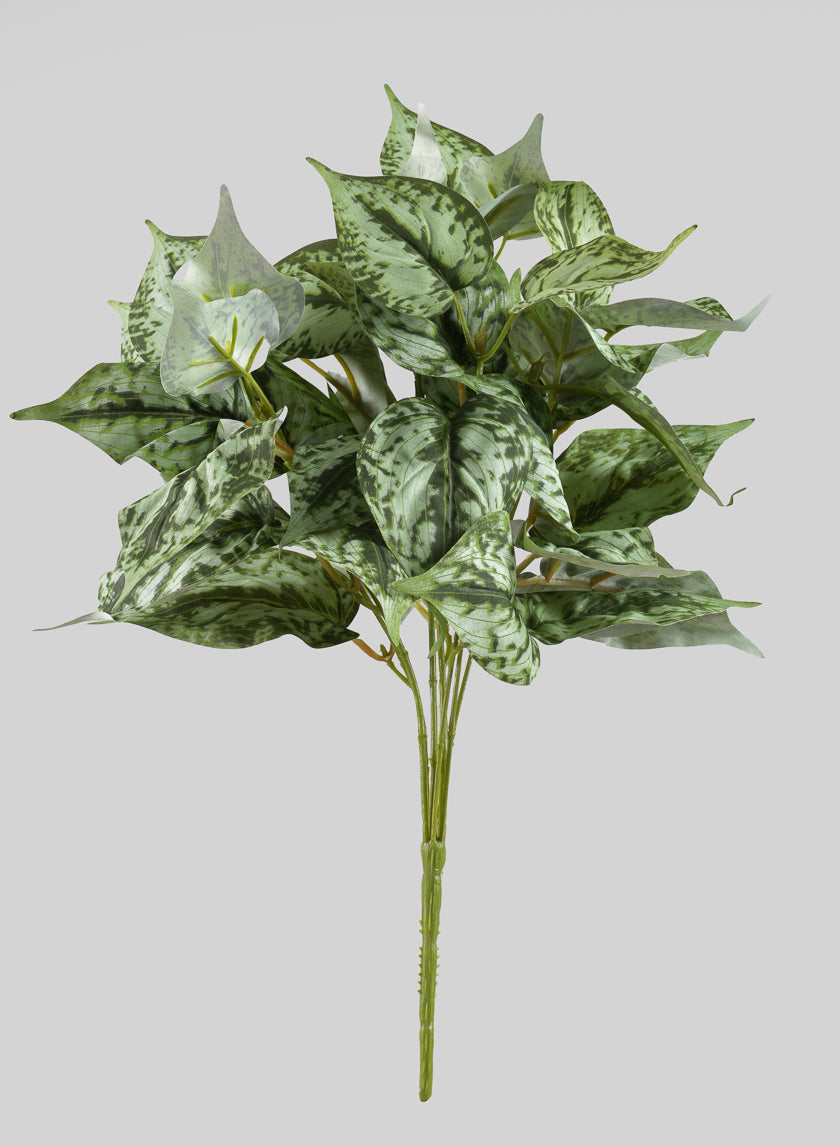 18in Long Green Scindapsus Leaves Bunch Decor Jamali-garden