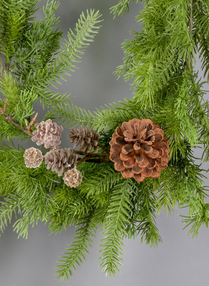 77in Long Mixed Pine Plus Pine Cones Vine Decor Jamali-garden
