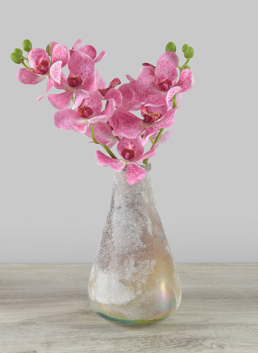 33in Long Pink Double Orchid Stem Decor Jamali-garden