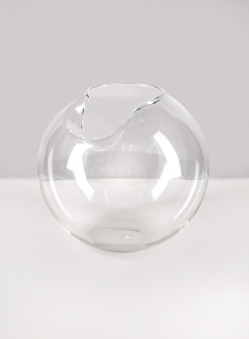 4.5in Tall Imparfait Glass Fishbowl Vase Decor Jamali-garden
