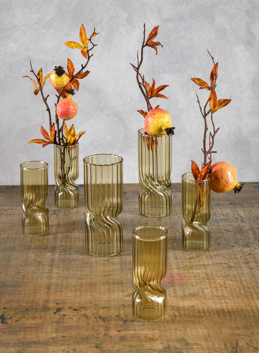 38in Long Early Fall Young Pomegranate Branch Decor Jamali-garden