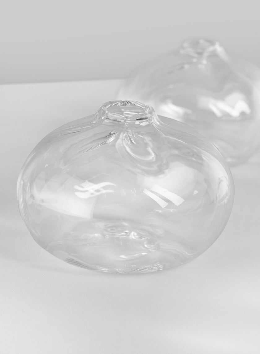 4in Wide Veroce Glass Vase, Mini Decor Jamali-garden