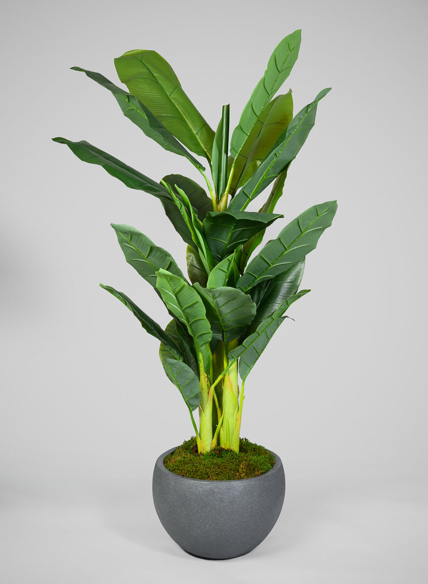 All Weather Light Weight Speckle Black Polyresin Planters Decor Jamali-garden