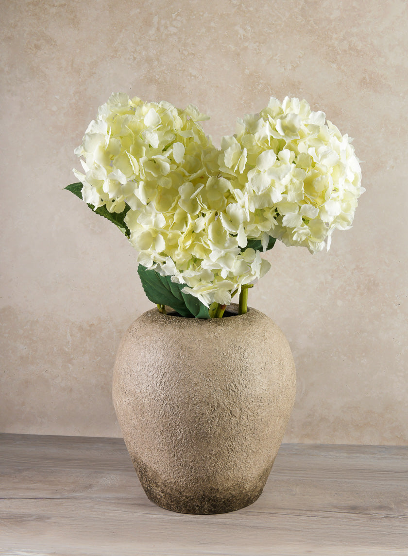 34in Long White Hydrangea Decor Jamali-garden