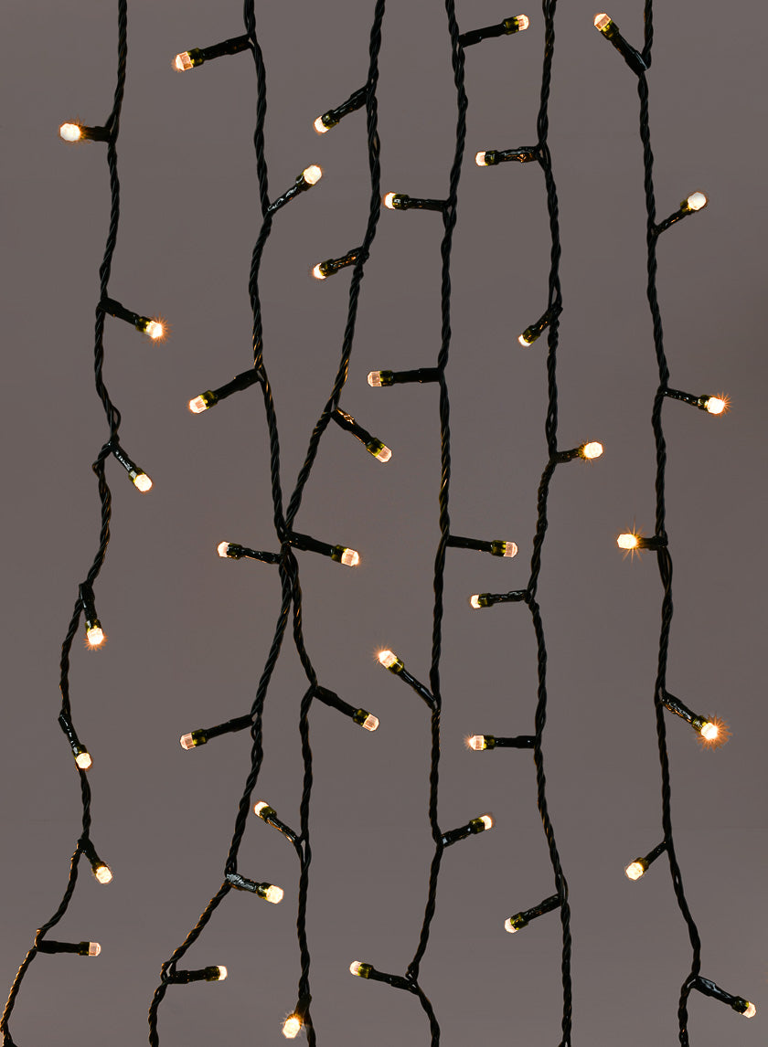 58ft Long 200 LED Large Diamond Lights Set Decor Jamali-garden