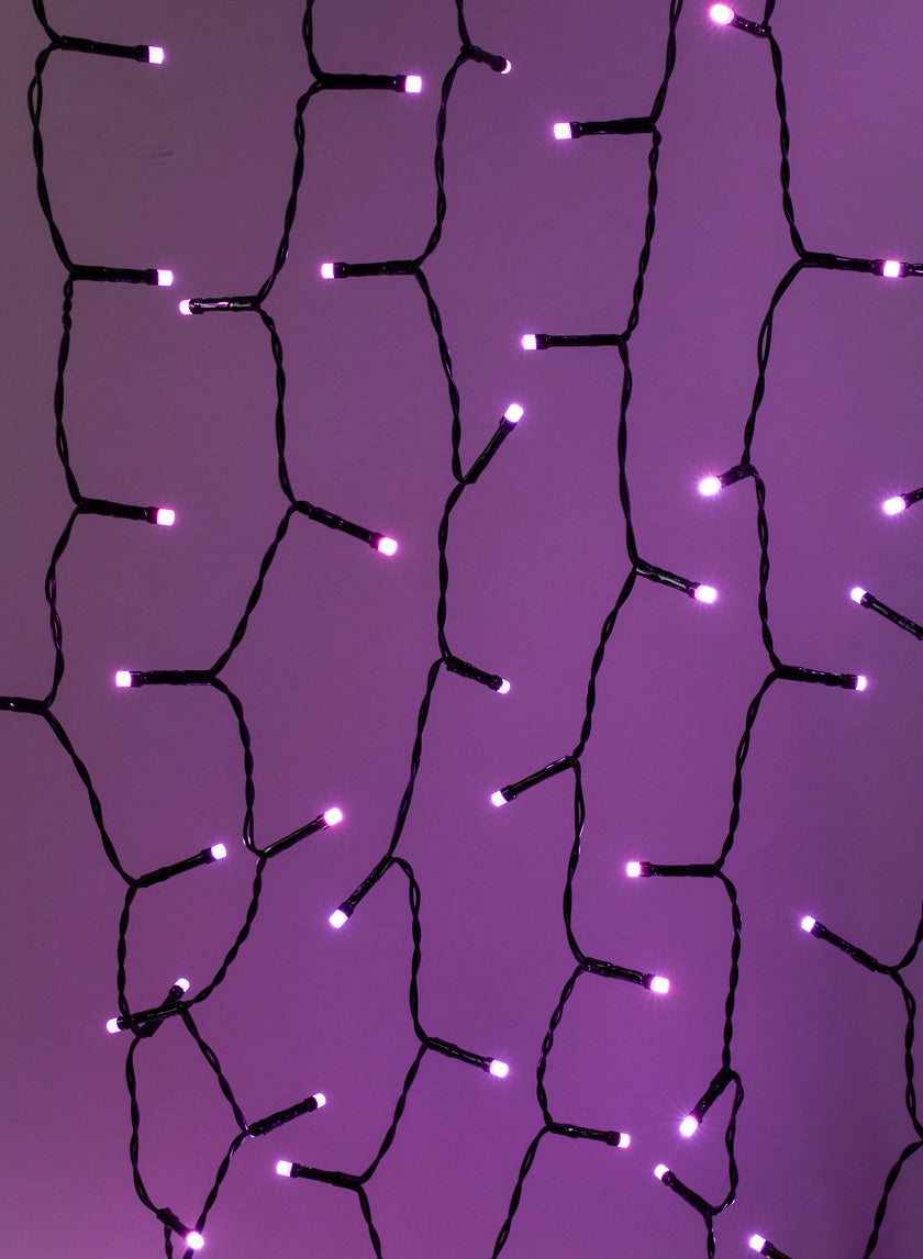 34ft Long 100 RGB LED String Lights Set Decor Jamali-garden