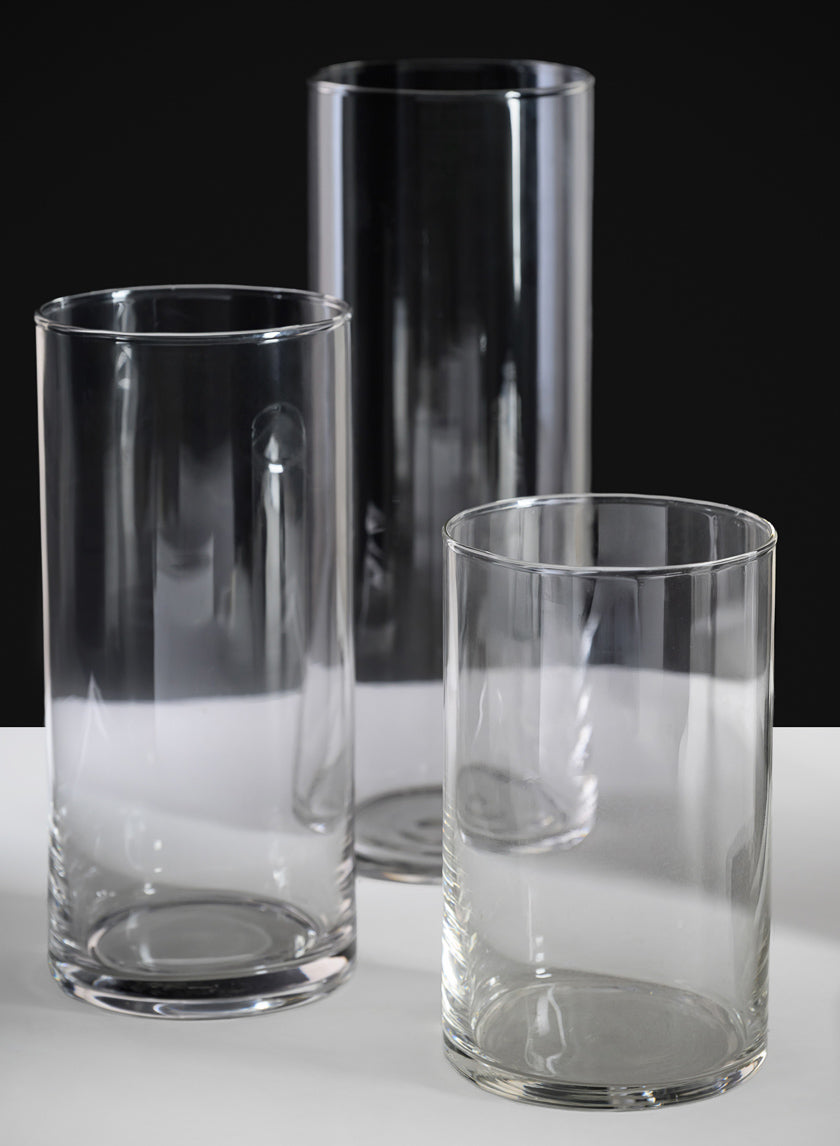 Best Value Glass Cylinder, Set of 12 Decor Jamali-garden
