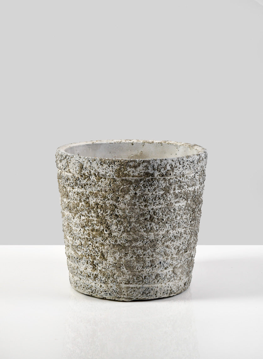 5in Tall Stone Wall Aged Planter Decor Jamali-garden