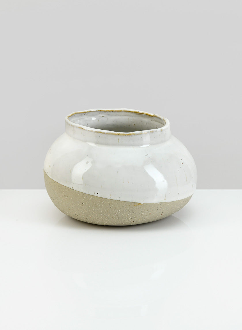 6in Wide Akazu Earth Bowl Vase Decor Jamali-garden
