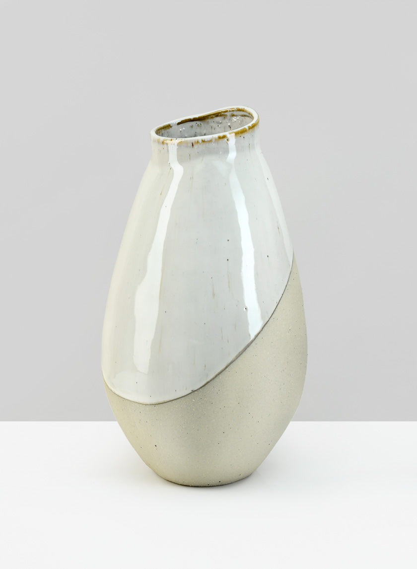 10.25in Tall Akazu Earth Vase Decor Jamali-garden