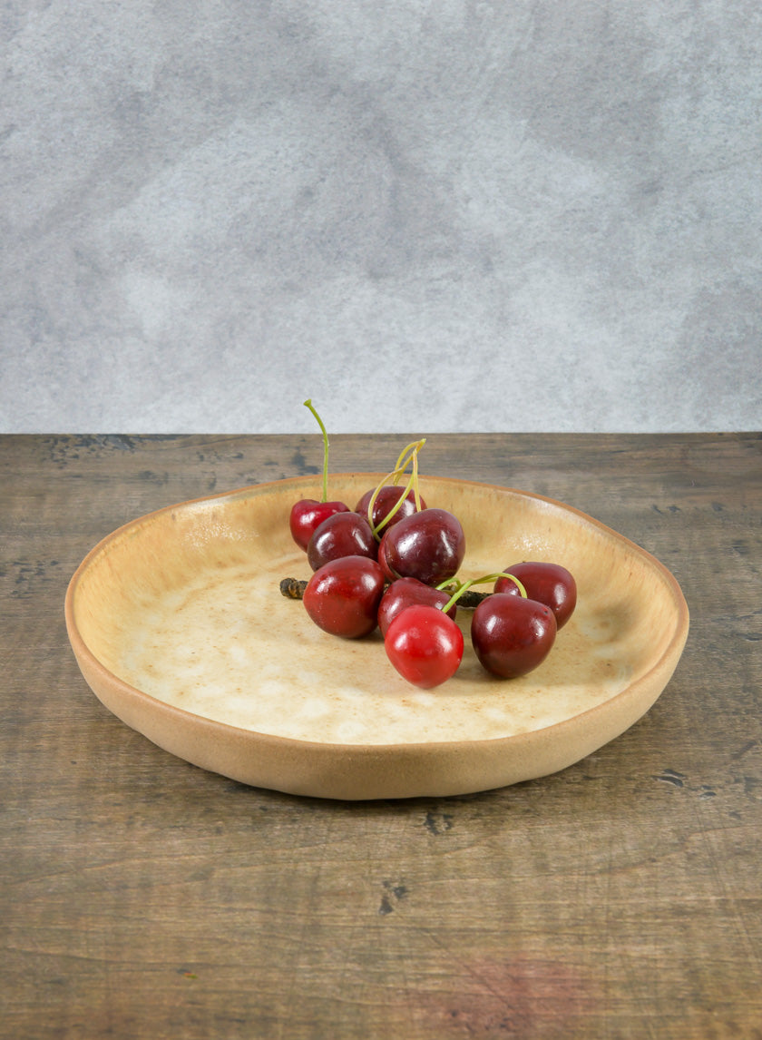 8.5in Wide Satsuma Artisan Plate Decor Jamali-garden