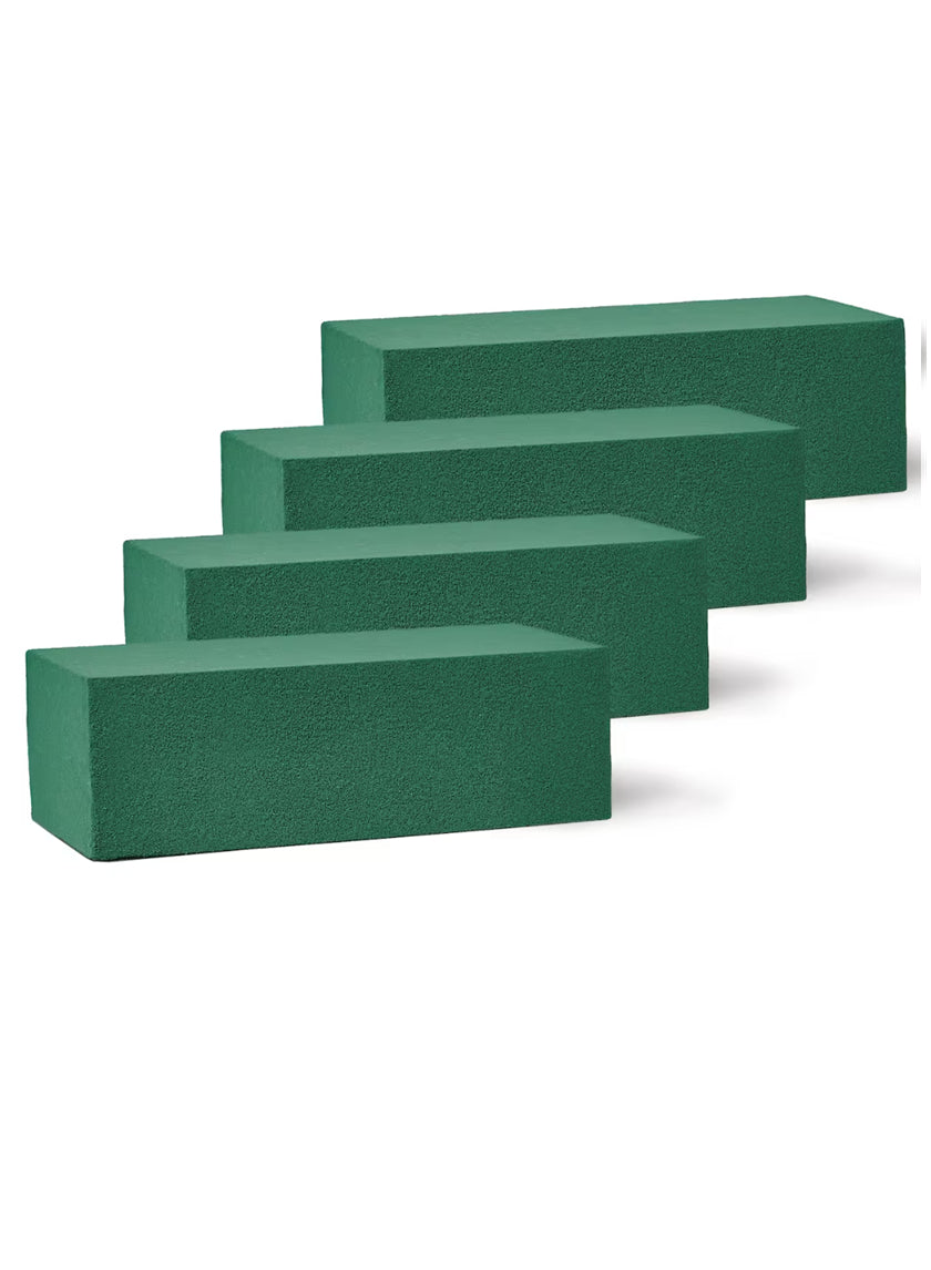 FloraCraft 4ct Green Floral Artesia WetFoM Brick Decor Jamali-garden