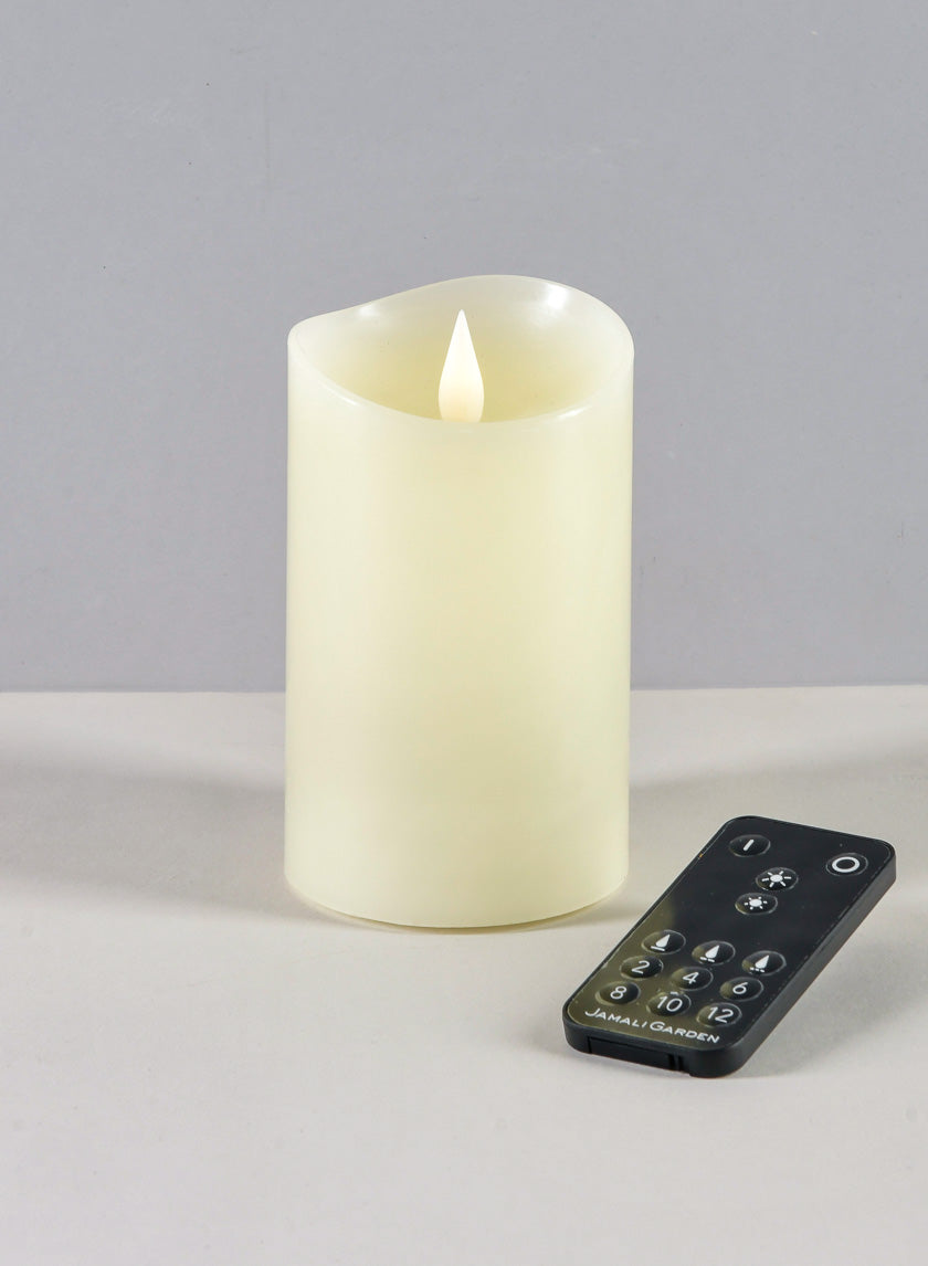 3D Flame Flameless Candle with a Remote Control Decor Jamali-garden 5in Tall x 3in Wide EACH