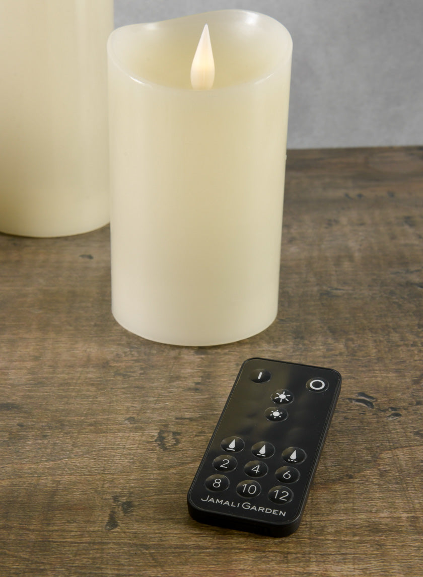 3D Flame Flameless Candle with a Remote Control Decor Jamali-garden