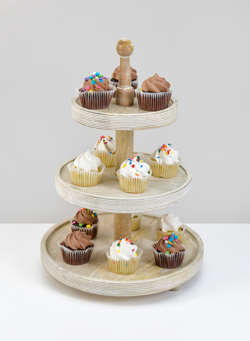 13.5in Tall 3-Tier La Boheme Mini Stand Decor Jamali-garden