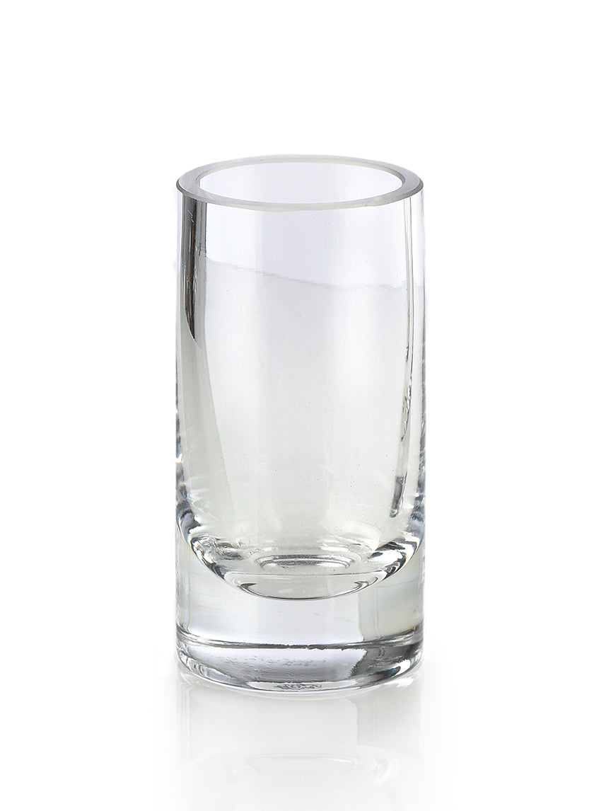 4in Tall Clear Glass Cylinder Decor Jamali-garden