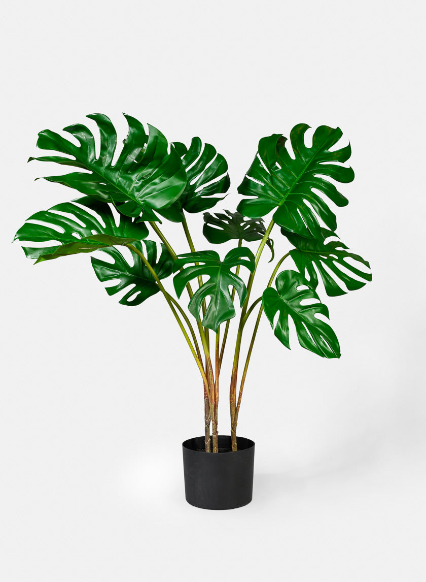 28in Tall Monstera Leaf Plant Decor Jamali-garden