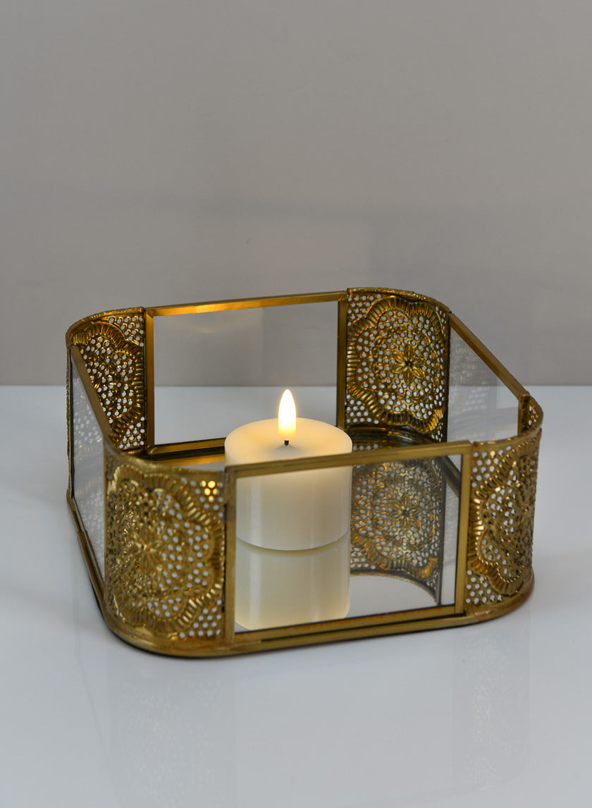 7.25in Long Ming Mirror Tray Decor Jamali-garden