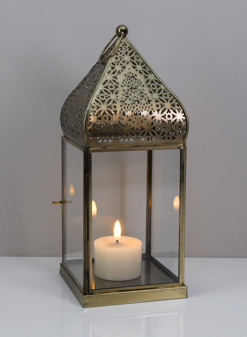 12in Tall Ardeshir Lantern Decor Jamali-garden