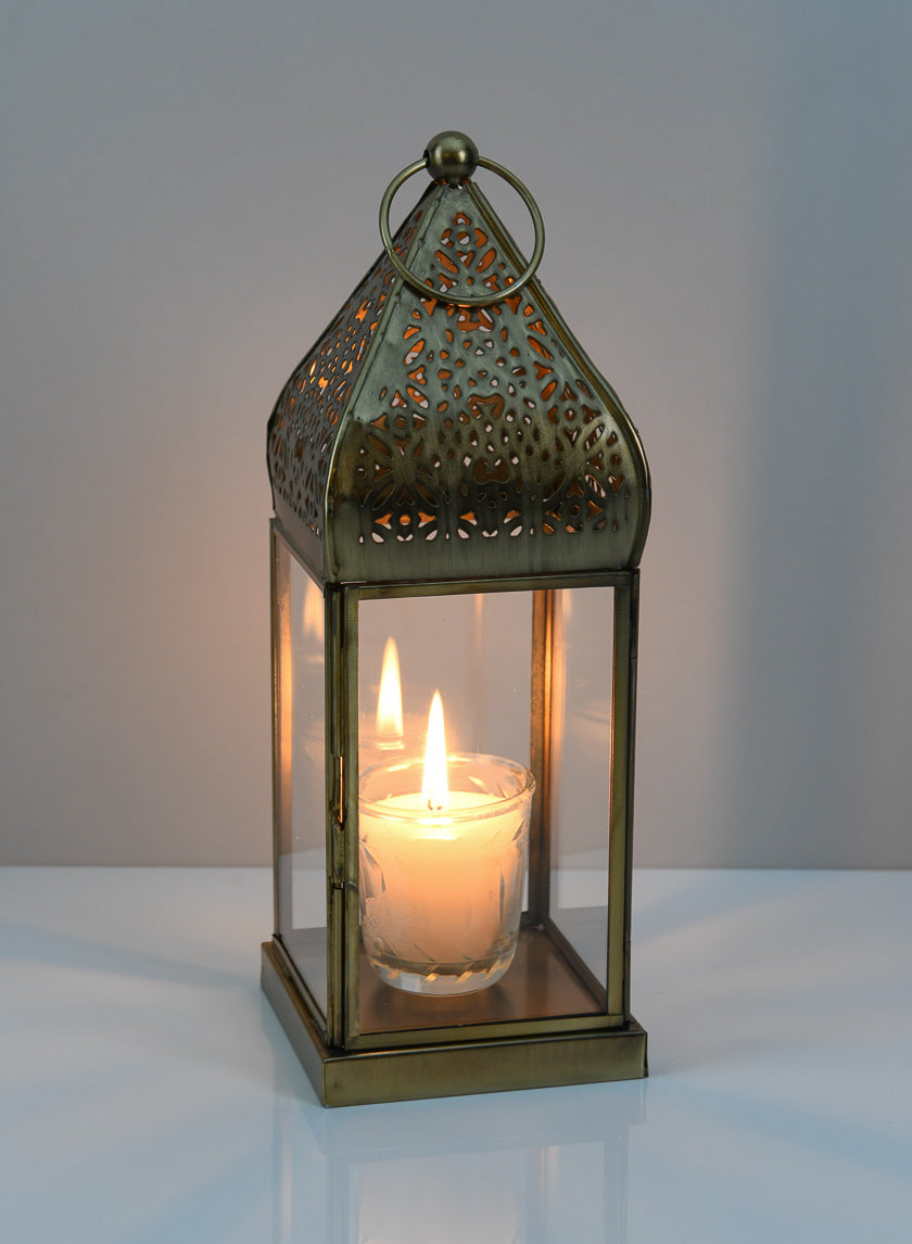 10.25in Tall Ardeshir Lantern Decor Jamali-garden
