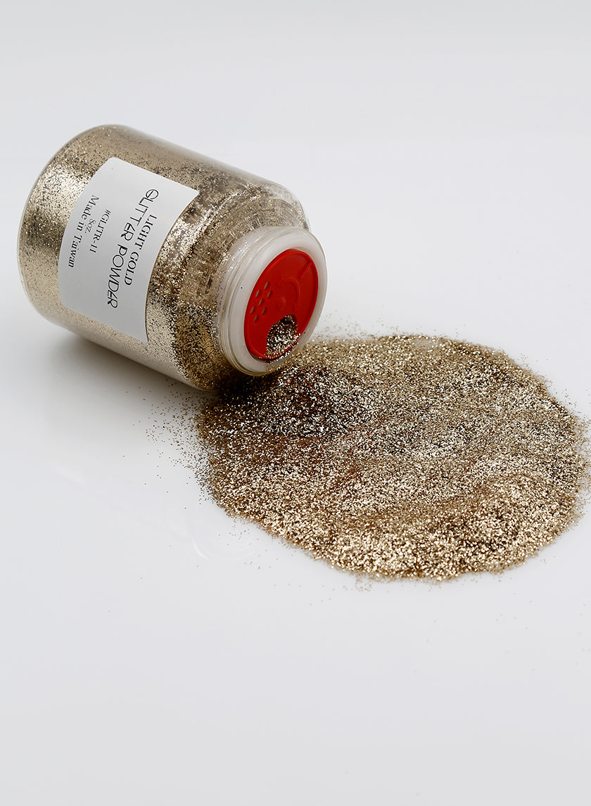 8oz Light Gold Glitter Powder Decor Jamali-garden