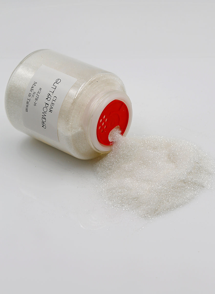 8oz Clear Glitter Powder Decor Jamali-garden