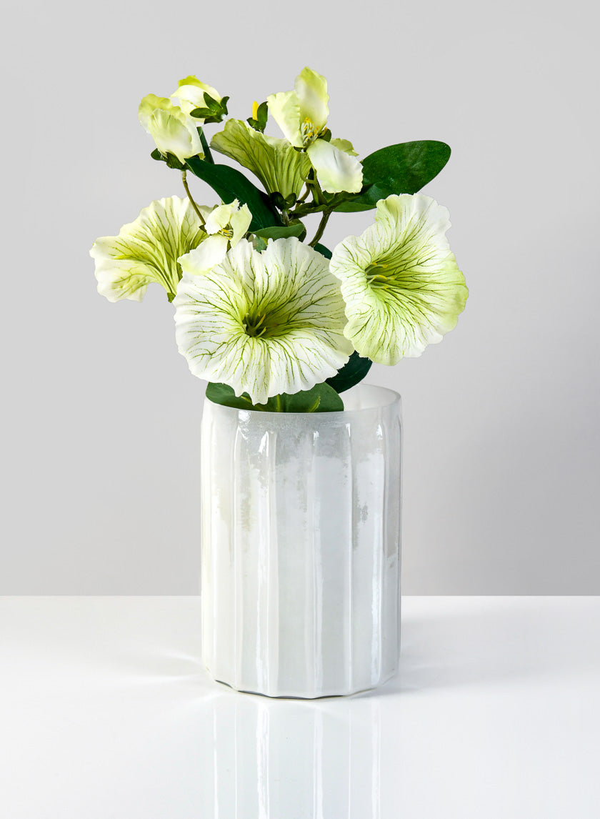 Norvege Pearl White Vase Decor Jamali-garden
