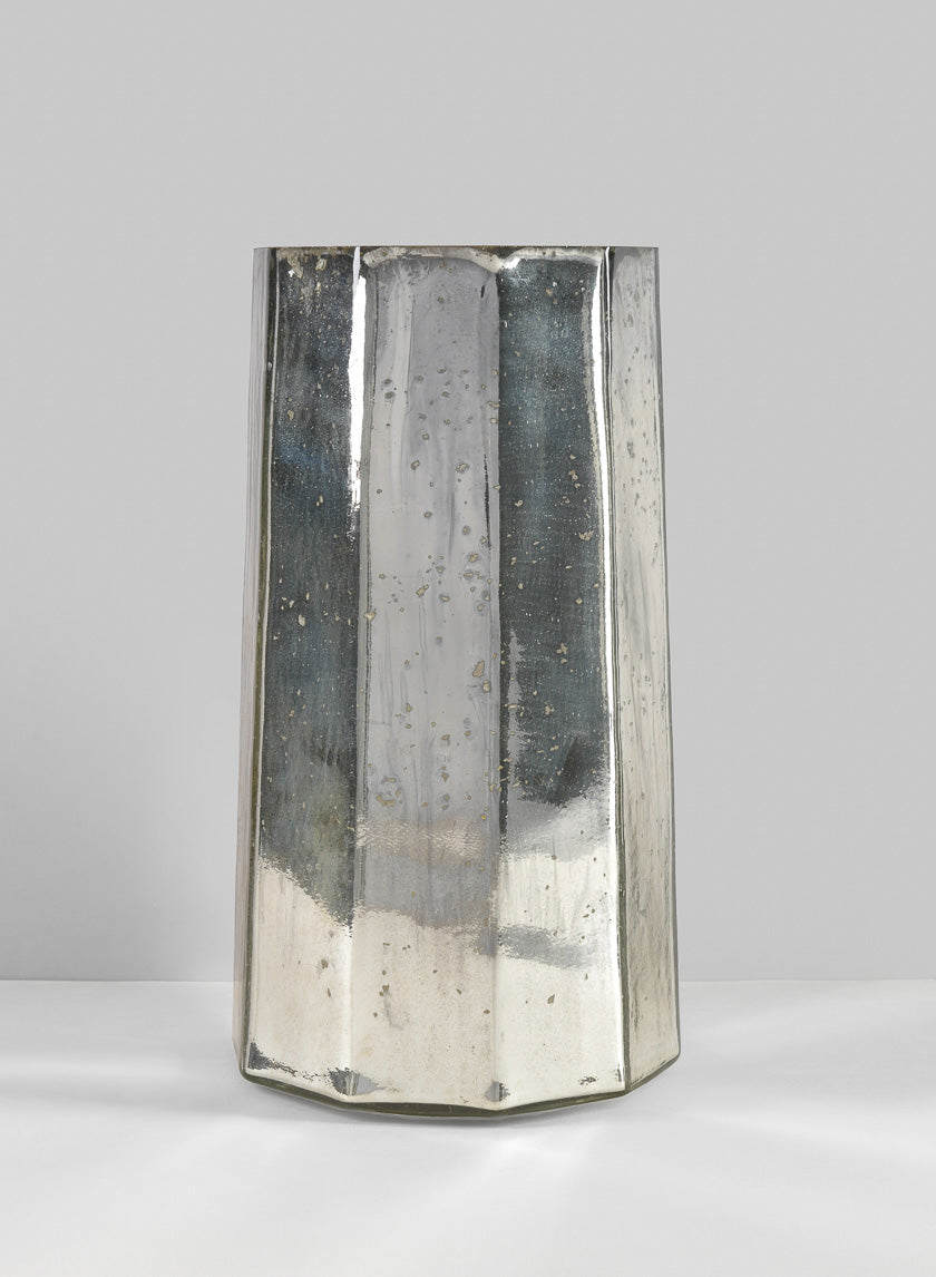 12in Tall Obelisk Deco Glass Vase Decor Jamali-garden