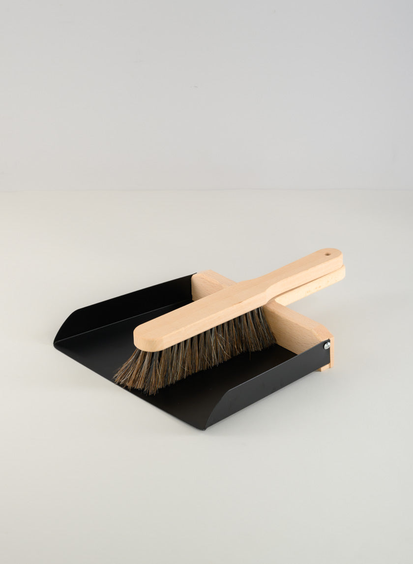 Dust Pan &amp; Brush Set - With Magnets Decor Jamali-garden