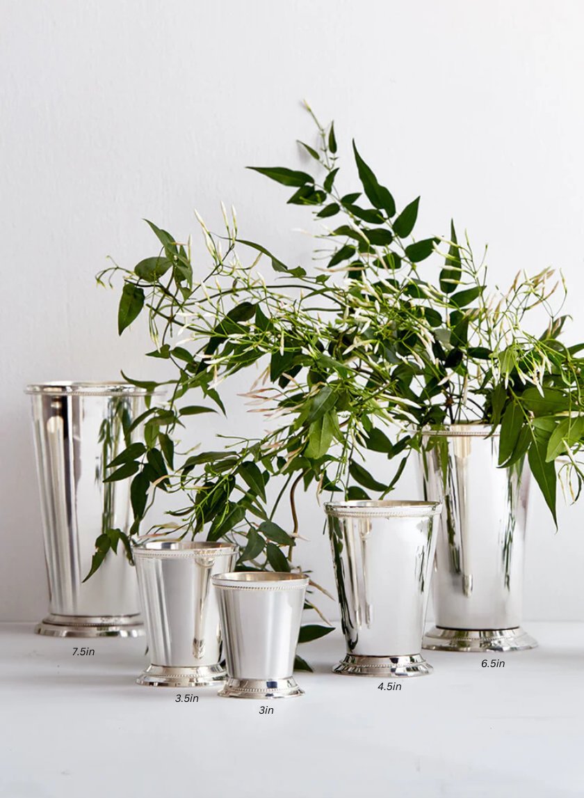 Silver Julep Cup Vases Decor Jamali-garden