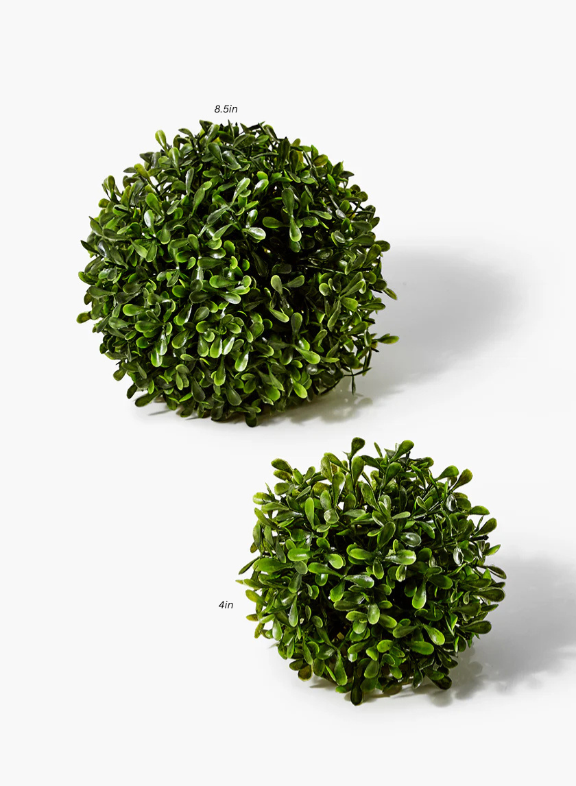 Faux Boxwood Balls Decor Jamali-garden