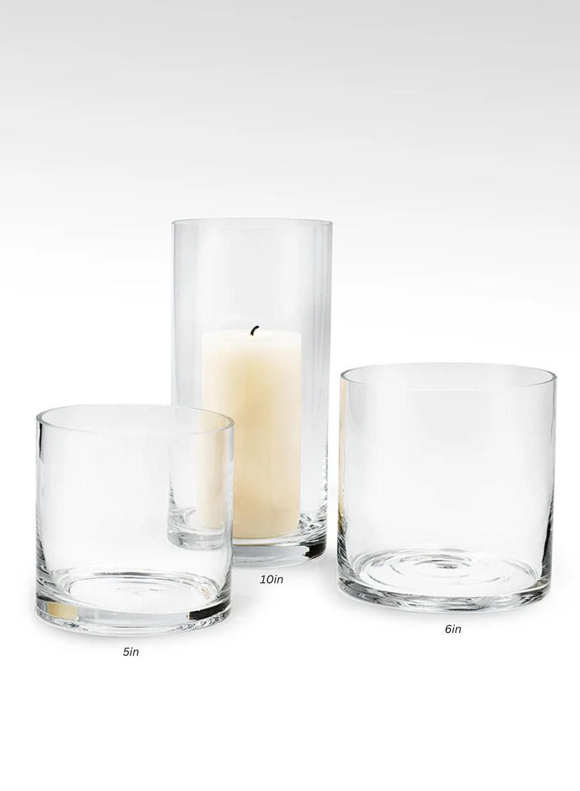 Glass Cylinder Vases Decor Jamali-garden
