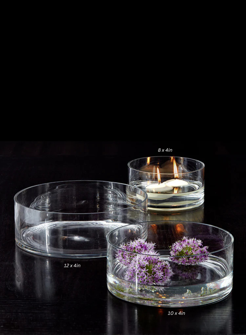 Floating Candle Glass Bowls Decor Jamali-garden