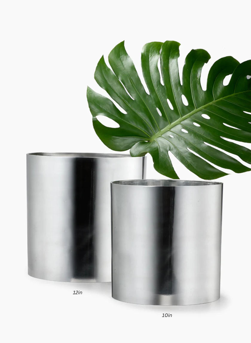 Aluminum Cylinder Vases Decor Jamali-garden