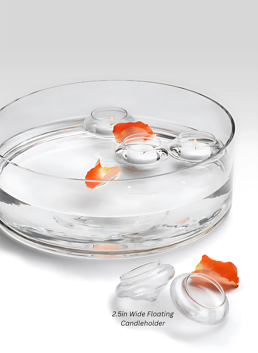 2.5in Wide Floating Candleholder Decor Jamali-garden