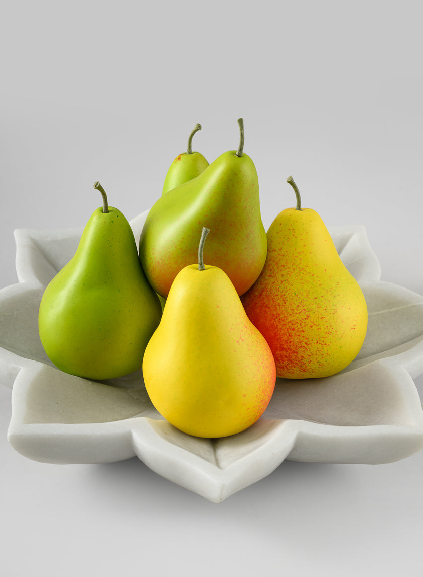 Barlett Multi Color Ripe Pears, Bag of 6 Decor Jamali-garden