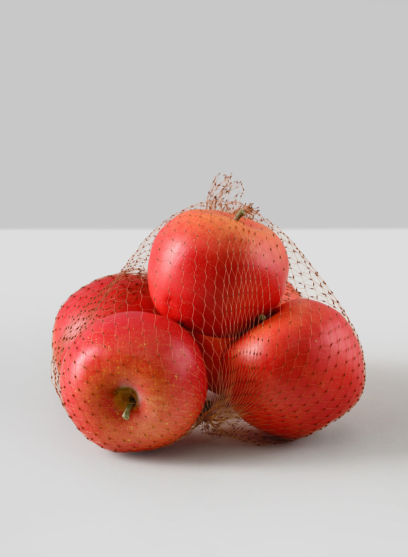 Honeycrisps Red Apples, Bag of 5 Decor Jamali-garden