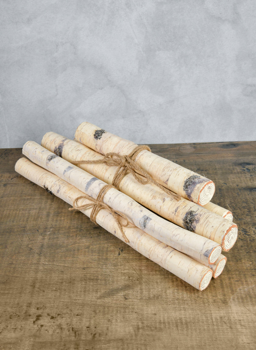 20in Long Artificial Birch Pole Bundle Decor Jamali-garden