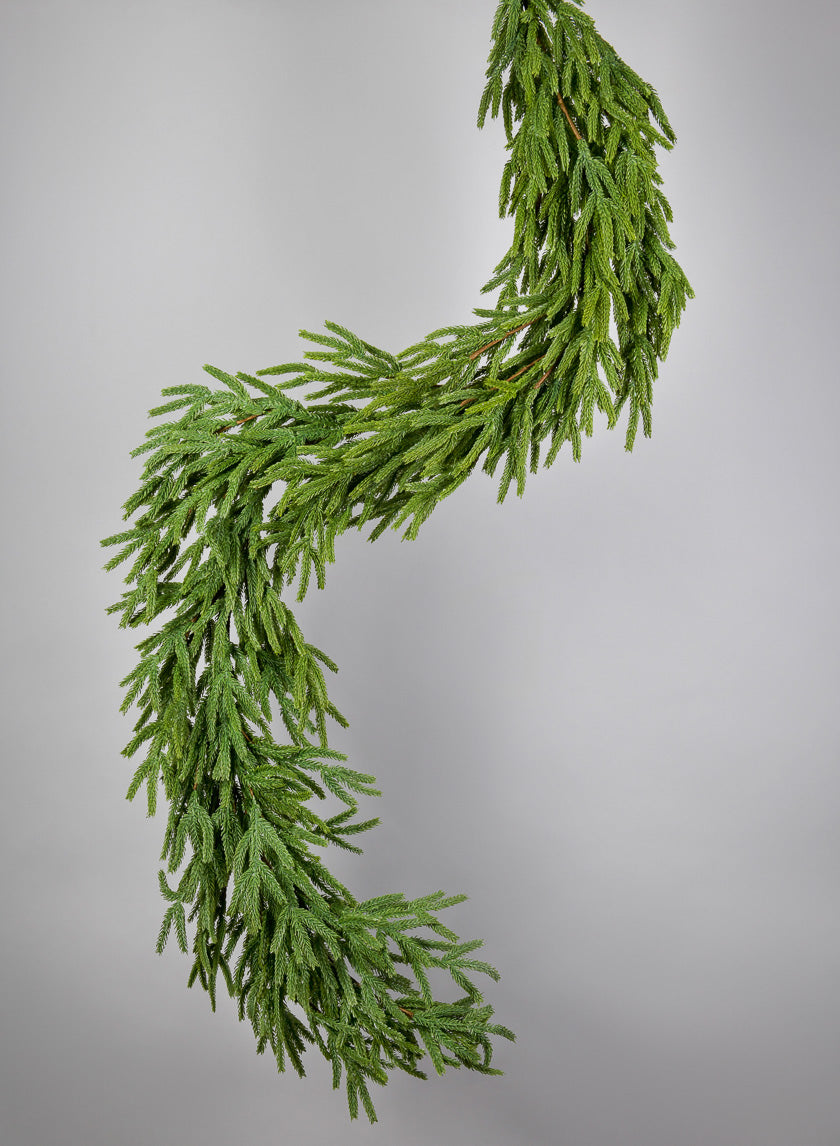 6ft Real Touch Tasmanian Cedar Garland Decor Jamali-garden
