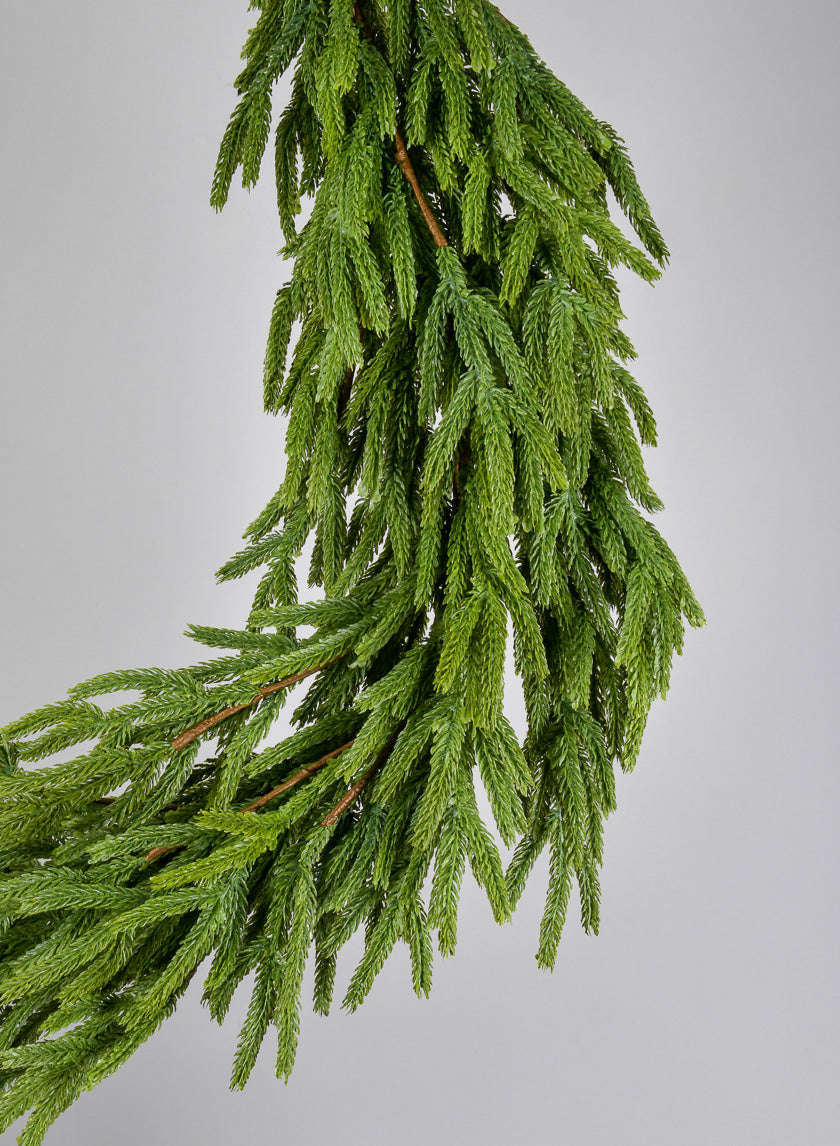 6ft Real Touch Tasmanian Cedar Garland Decor Jamali-garden